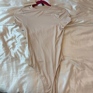 SHEIN Basics Nude Bodysuit